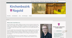 Desktop Screenshot of kirchenbezirk-nagold.de